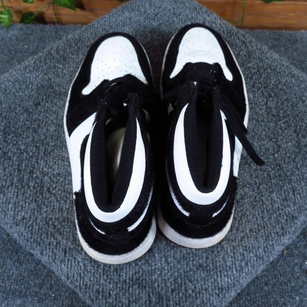 Nike Air Jordan 1 Retro High OG Twist Mens High Top Sneaker 8 Sport Black White